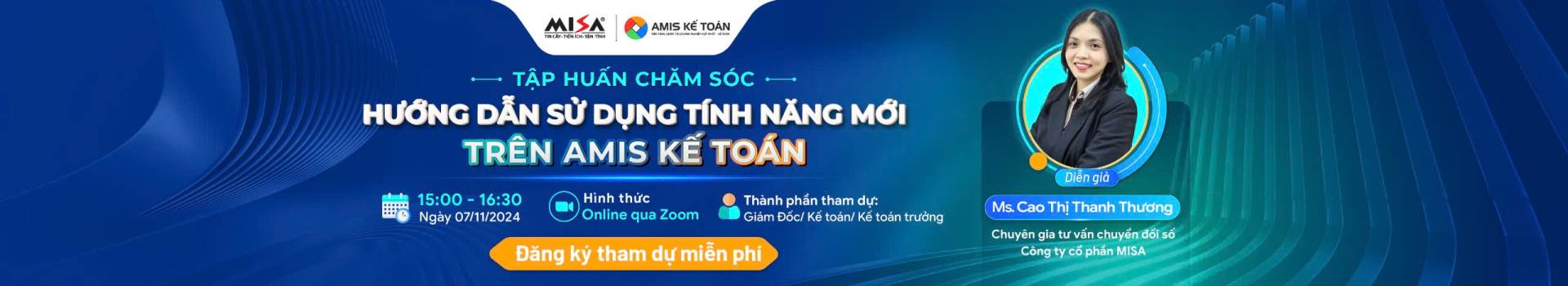 [Webinar] HƯỚNG DẪN SỬ DỤNG TÍNH NĂNG MỚI TRÊN AMIS KẾ TOÁN