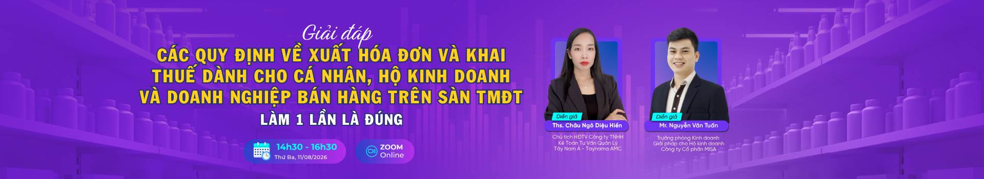Giải đáp các quy định về xuất hóa đơn và khai thuế dành cho cá nhân, hộ kinh doanh và doanh nghiệp bán hàng trên sàn TMĐT - Làm một lần là đúng