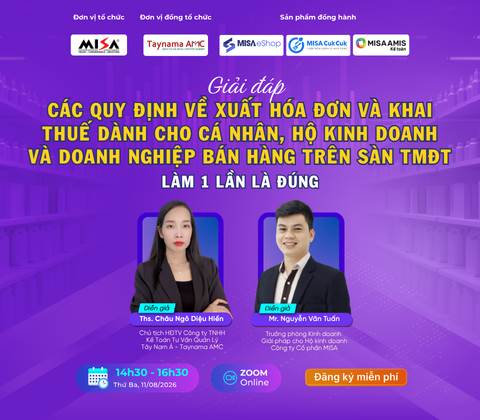 Giải đáp các quy định về xuất hóa đơn và khai thuế dành cho cá nhân, hộ kinh doanh và doanh nghiệp bán hàng trên sàn TMĐT - Làm một lần là đúng