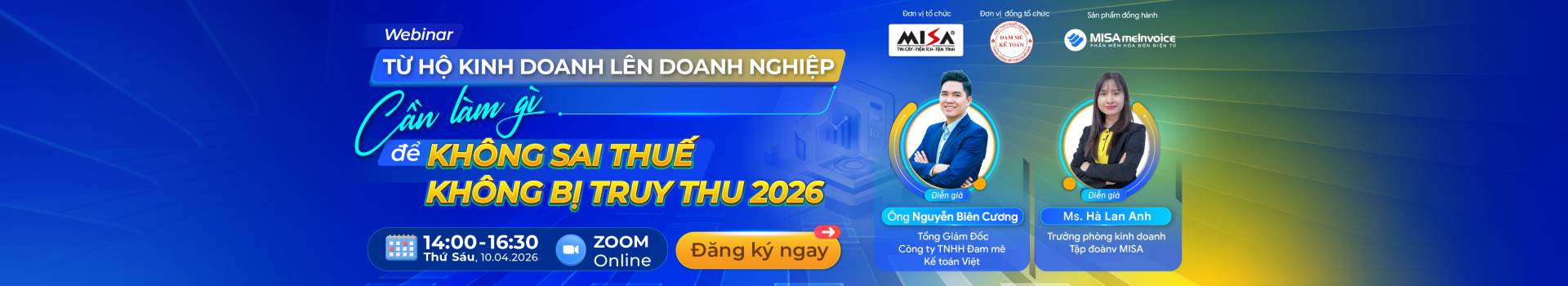 TỪ HỘ KINH DOANH LÊN DOANH NGHIỆP: CẦN LÀM GÌ ĐỂ KHÔNG SAI THUẾ, KHÔNG BỊ TRUY THU 2026