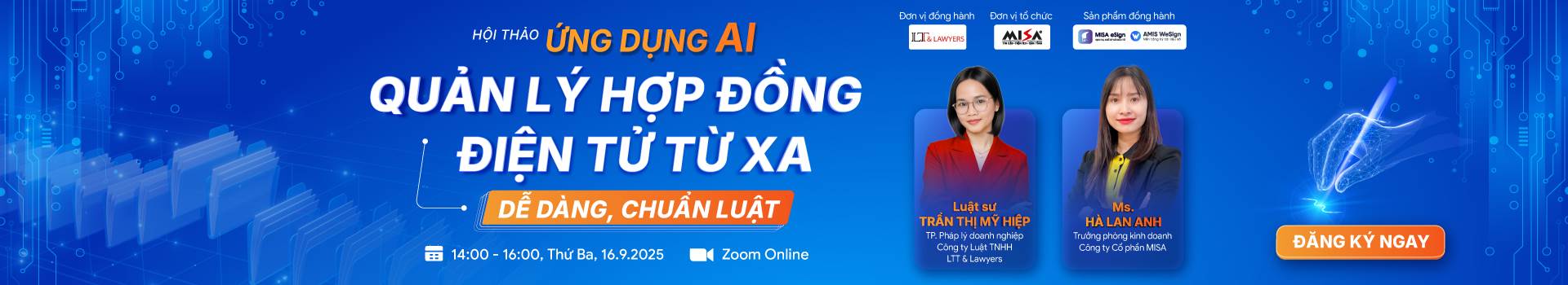 ỨNG DỤNG AI QUẢN LÝ HỢP ĐỒNG ĐIỆN TỬ TỪ XA DỄ DÀNG, CHUẨN LUẬT