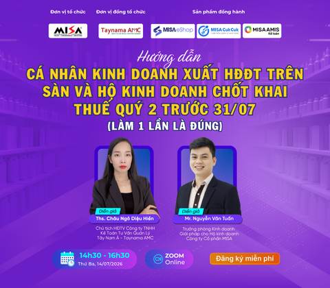 Hướng dẫn cá nhân kinh doanh xuất HĐĐT trên sàn và Hộ kinh doanh chốt khai thuế Quý 2 trước 31/07: Làm 1 lần là đúng