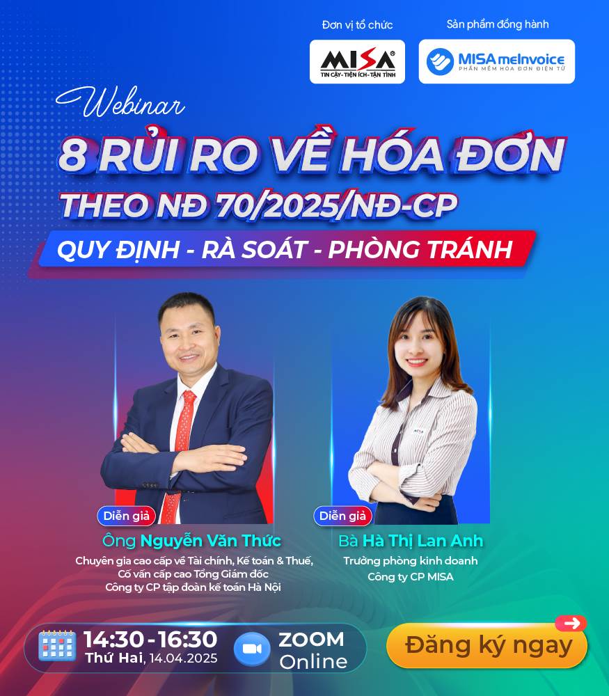 8 RỦI RO VỀ HÓA ĐƠN THEO NGHỊ ĐỊNH 70/2025/NĐ-CP: QUY ĐỊNH - RÀ SOÁT - PHÒNG TRÁNH