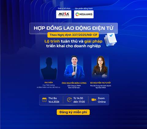[ONLINE] HỢP ĐỒNG LAO ĐỘNG ĐIỆN TỬ THEO NGHỊ ĐỊNH 337/2025/NĐ-CP - LỘ TRÌNH TUÂN THỦ VÀ GIẢI PHÁP TRIỂN KHAI CHO DOANH NGHIỆP