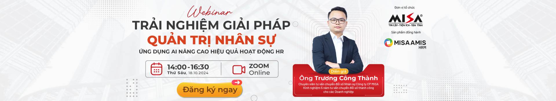 TRẢI NGHIỆM GIẢI PHÁP QUẢN TRỊ NHÂN SỰ - ỨNG DỤNG AI NÂNG CAO HIỆU QUẢ HOẠT ĐỘNG HR