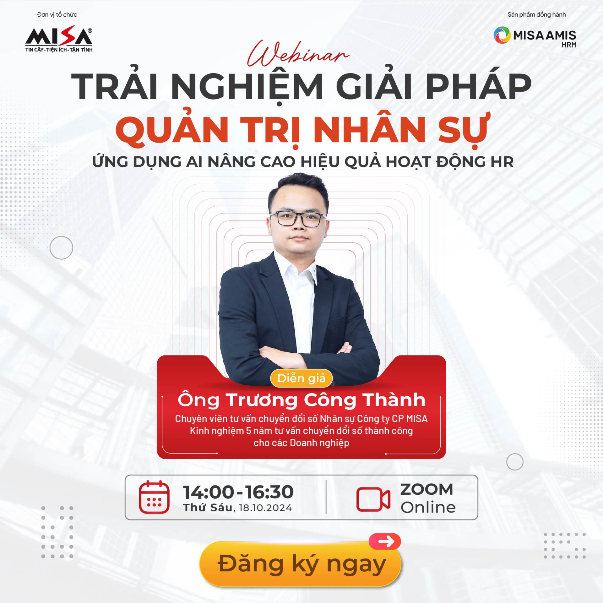 TRẢI NGHIỆM GIẢI PHÁP QUẢN TRỊ NHÂN SỰ - ỨNG DỤNG AI NÂNG CAO HIỆU QUẢ HOẠT ĐỘNG HR