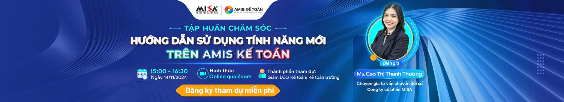 [Webinar] HƯỚNG DẪN SỬ DỤNG TÍNH NĂNG MỚI TRÊN AMIS KẾ TOÁN