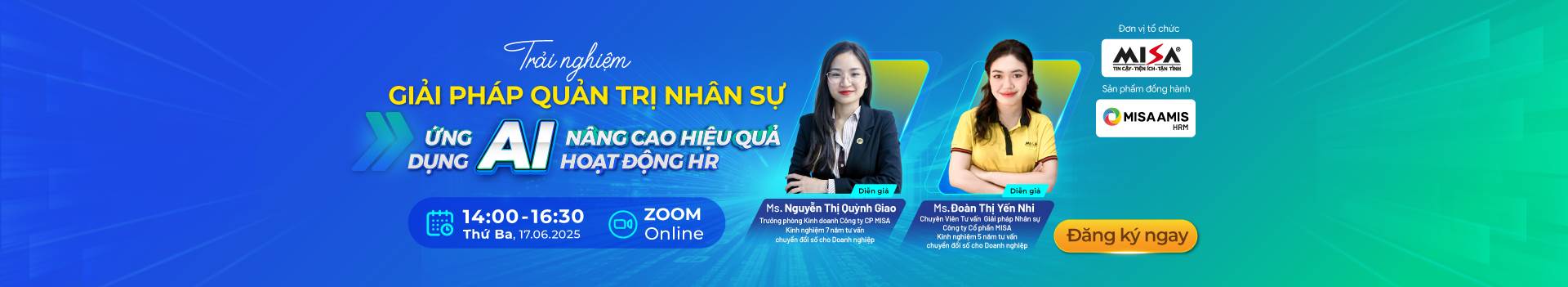 TRẢI NGHIỆM GIẢI PHÁP QUẢN TRỊ NHÂN SỰ - ỨNG DỤNG AI NÂNG CAO HIỆU QUẢ HOẠT ĐỘNG HR