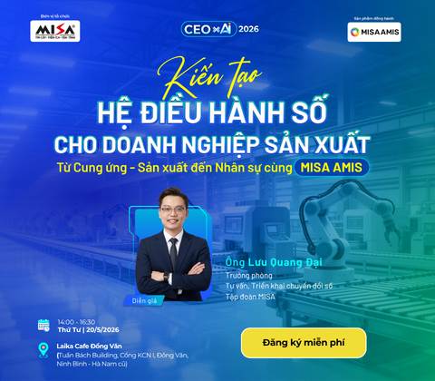 Hà Nam | KIẾN TẠO HỆ ĐIỀU HÀNH SỐ CHO DOANH NGHIỆP SẢN XUẤT TỪ CUNG ỨNG, SẢN XUẤT ĐẾN NHÂN SỰ CÙNG MISA AMIS