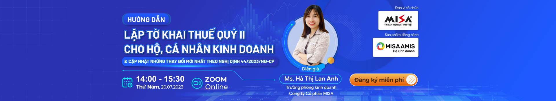 HƯỚNG DẪN LẬP TỜ KHAI THUẾ QUÝ II CHO HỘ, CÁ NHÂN KINH DOANH & CẬP NHẬT NHỮNG THAY ĐỔI MỚI NHẤT THEO NGHỊ ĐỊNH 44/2023/NĐ-CP