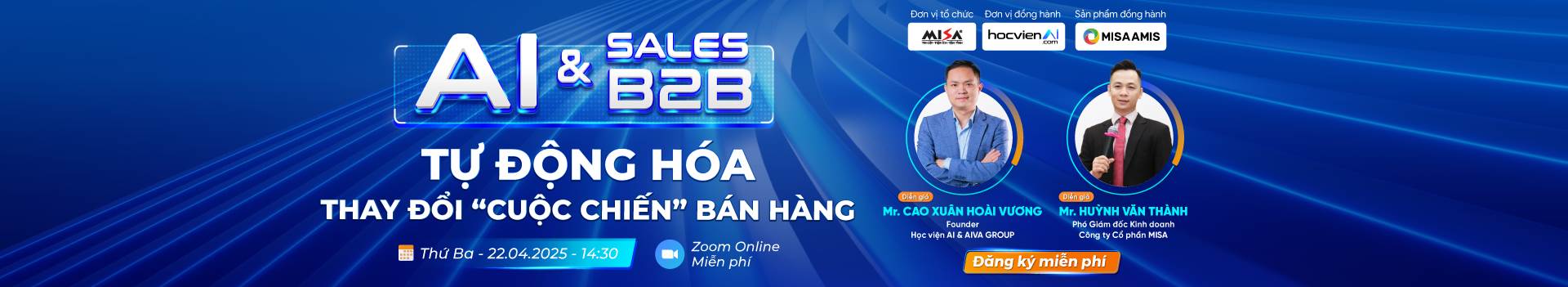 [Webinar] AI & SALES B2B - TỰ ĐỘNG HÓA THAY ĐỔI CUỘC CHIẾN BÁN HÀNG