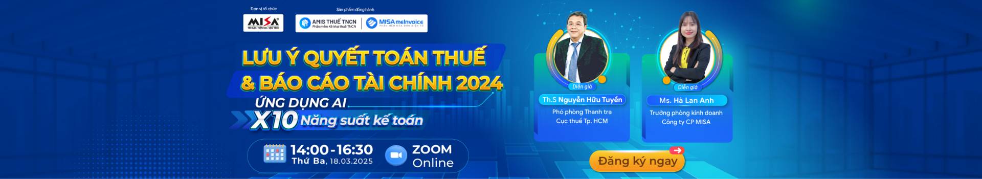 LƯU Ý QUYẾT TOÁN THUẾ & BÁO CÁO TÀI CHÍNH CHO DOANH NGHIỆP 2025 - ỨNG DỤNG AI X10 NĂNG SUẤT KẾ TOÁN