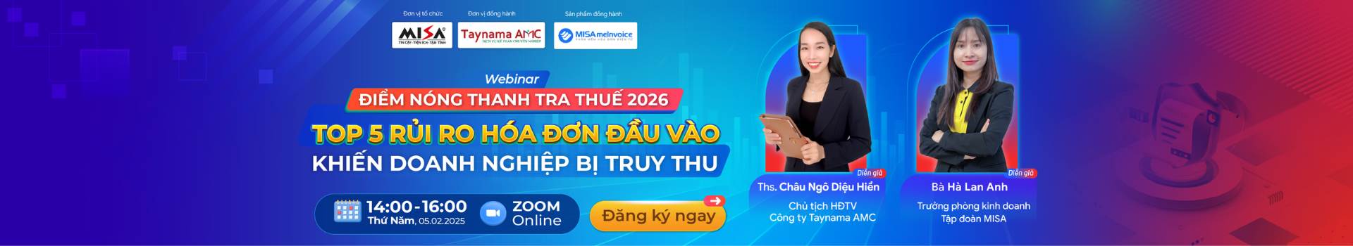 ĐIỂM NÓNG THANH TRA THUẾ 2026:  TOP 5 RỦI RO HÓA ĐƠN ĐẦU VÀO KHIẾN DOANH NGHIỆP BỊ TRUY THU