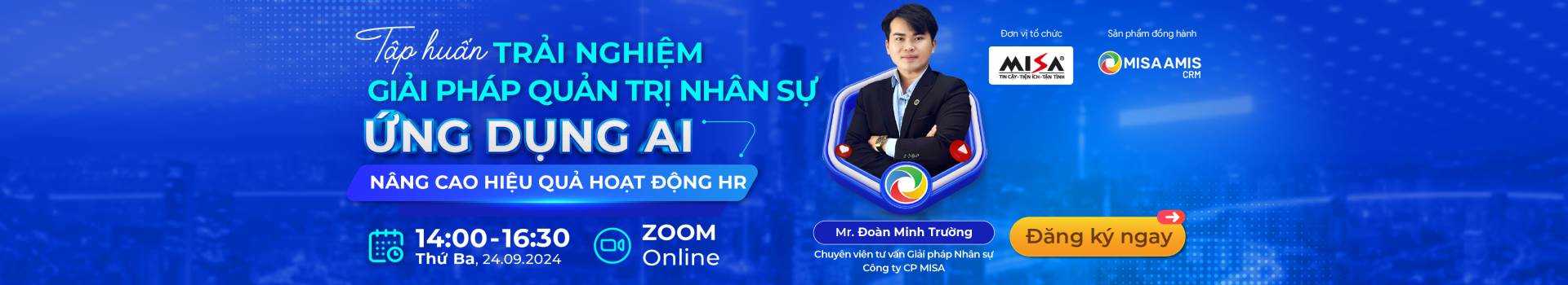 TRẢI NGHIỆM GIẢI PHÁP QUẢN TRỊ NHÂN SỰ - ỨNG DỤNG AI NÂNG CAO HIỆU QUẢ HOẠT ĐỘNG HR