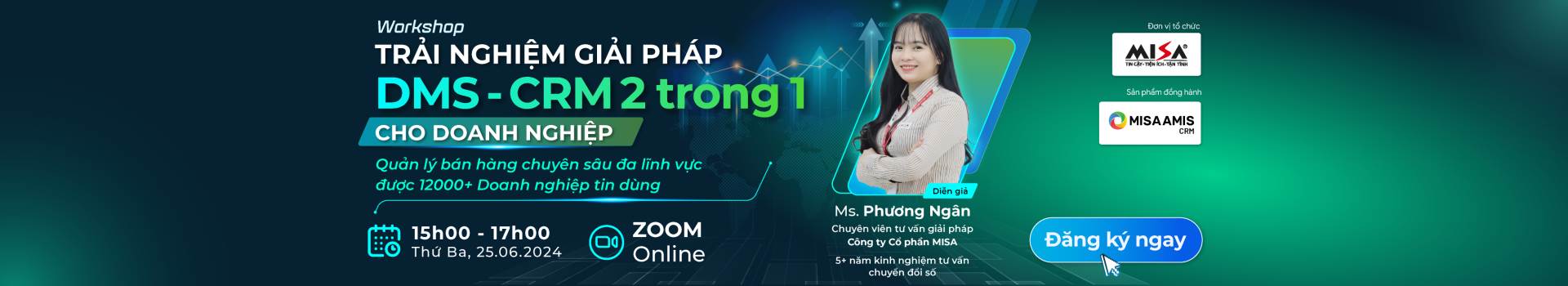 TRẢI NGHIỆM GIẢI PHÁP CRM - DMS 2 TRONG 1