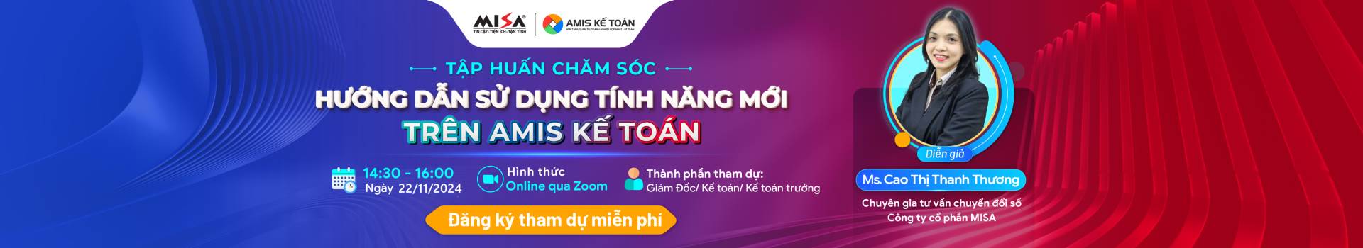 [Webinar] HƯỚNG DẪN SỬ DỤNG TÍNH NĂNG MỚI TRÊN AMIS KẾ TOÁN