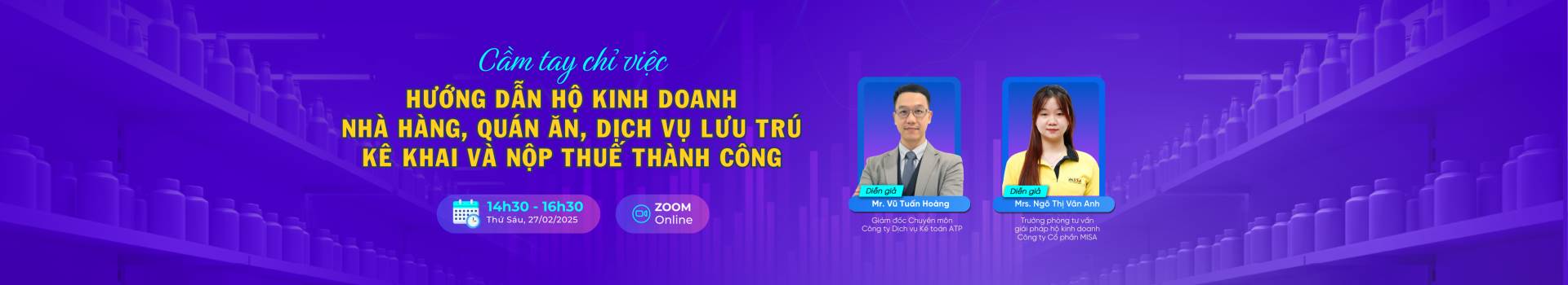 Cầm tay chỉ việc hướng dẫn HKD nhà hàng, quán ăn, dịch vụ lưu trú kê khai và nộp thuế thành công