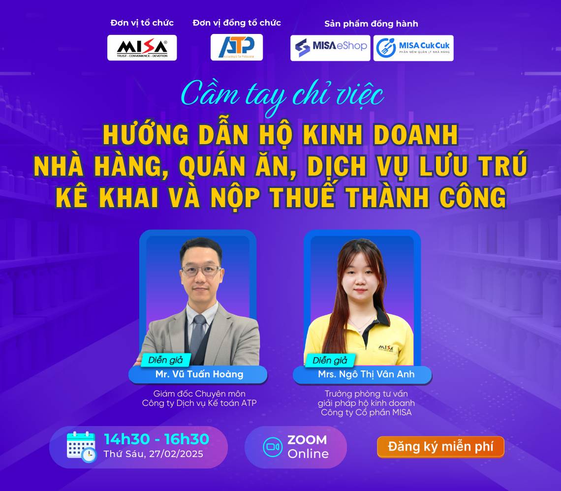 Cầm tay chỉ việc hướng dẫn HKD nhà hàng, quán ăn, dịch vụ lưu trú kê khai và nộp thuế thành công