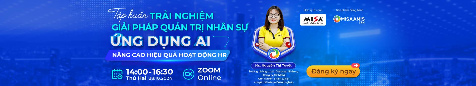 TRẢI NGHIỆM GIẢI PHÁP QUẢN TRỊ NHÂN SỰ - ỨNG DỤNG AI NÂNG CAO HIỆU QUẢ HOẠT ĐỘNG HR