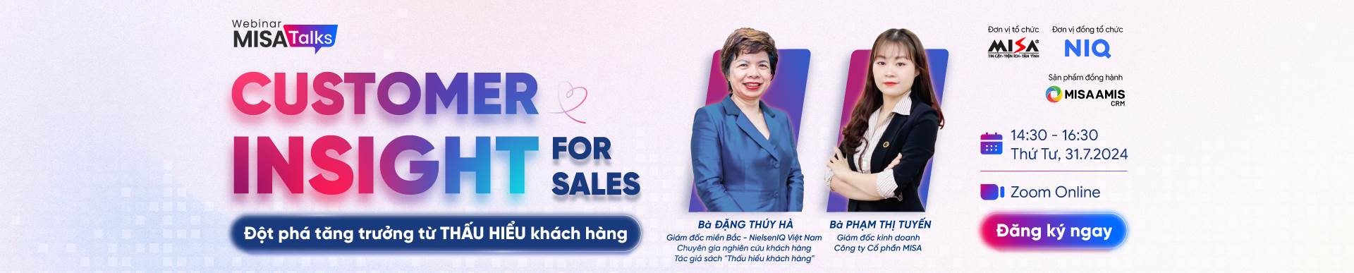 CUSTOMER INSIGHT FOR SALES - Đột phá tăng trưởng từ THẤU HIỂU khách hàng